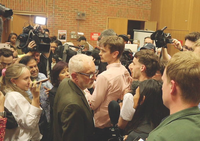Jeremy Corbyn launch